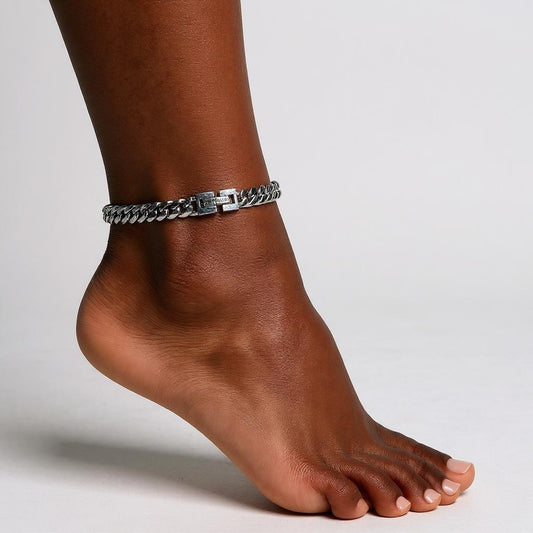 Rope Chain Anklet in Yellow 24kt Gold - 2mm Adjustable Fit (8"–10") - Incredible Chic Collections® LLC