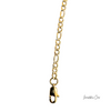 Figaro 4mm 14K Gold Chain Necklace Jewelry Plated Clasp Men/Women Life Time USA Made Gift 22 Inches - Incredible Chic Collections™ LLC